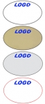 Sample Oval Name Badge